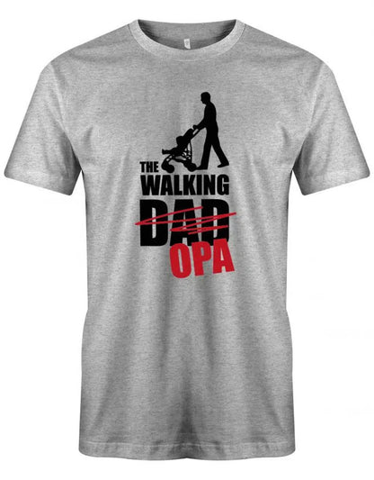 Opa Herren T-Shirt - The walking Dad durchgestrichen Opa - Geschenk für Opa