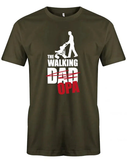 Opa Herren T-Shirt - The walking Dad durchgestrichen Opa - Geschenk für Opa