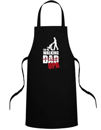 Opa Schürze - The walking Dad durchgestrichen Opa - Geschenk für Opa