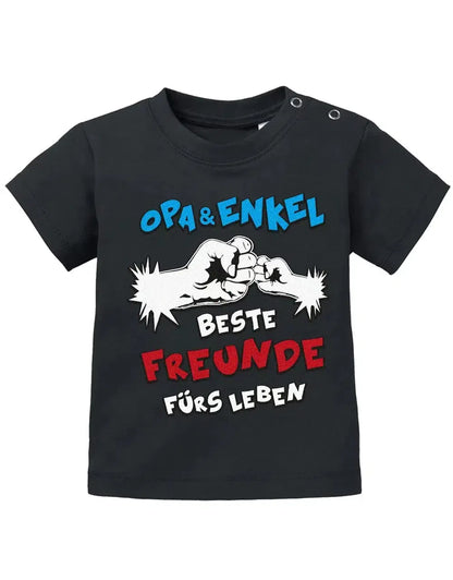 Opa und Enkel - Beste Freunde fürs Leben - Comic - Baby T-Shirt
