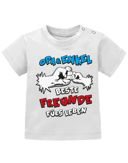 Opa und Enkel - Beste Freunde fürs Leben - Comic - Baby T-Shirt