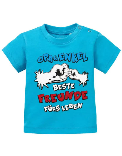 Opa und Enkel - Beste Freunde fürs Leben - Comic - Baby T-Shirt
