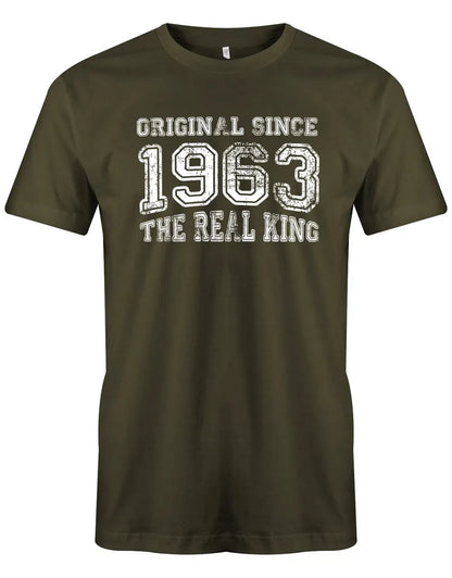 Original Since 1963 The Real King Grunge Look - Jahrgang 1963 Geschenk Männer Shirt