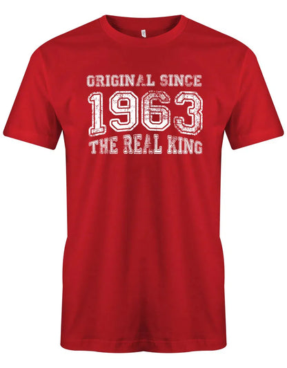 Original Since 1963 The Real King Grunge Look - Jahrgang 1963 Geschenk Männer Shirt