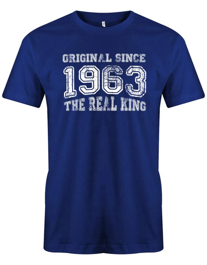 Original Since 1963 The Real King Grunge Look - Jahrgang 1963 Geschenk Männer Shirt