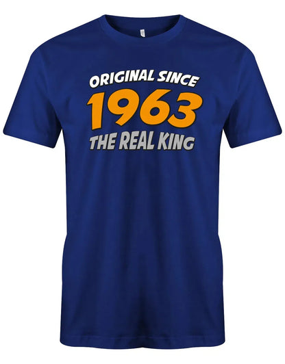Original Since 1963 The Real King Race Design - Jahrgang 1963 Geschenk Männer Shirt