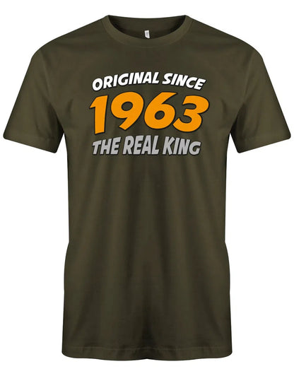 Original Since 1963 The Real King Race Design - Jahrgang 1963 Geschenk Männer Shirt