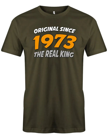 Original Since 1973 The Real King Race Design - Jahrgang 1973 Geschenk Männer Shirt