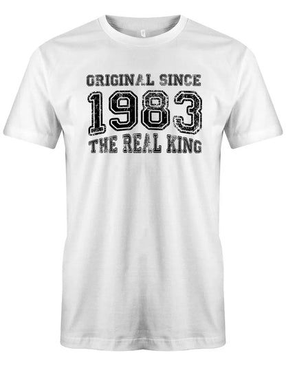 Original Since 1983 The Real King Grunge Look - Jahrgang 1983 Geschenk Männer Shirt