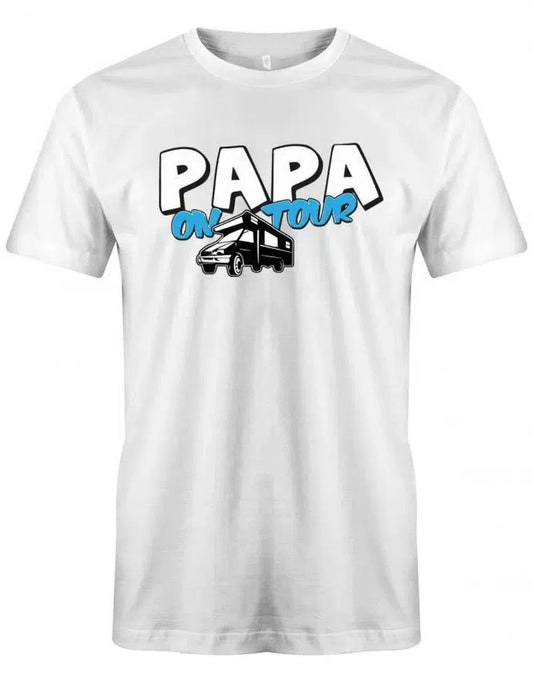 Papa on tour - Wohnmobil - Papa Camper Shirt Herren