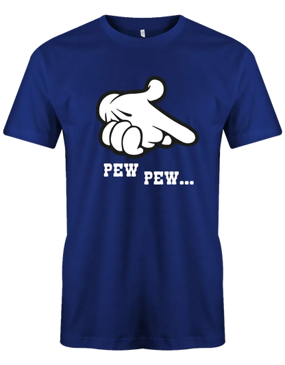 Pew Pew Hände als Waffe Comic - Lustiges T Shirt