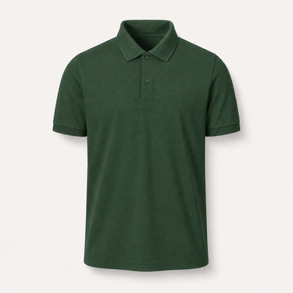Herren Poloshirt unbedruckt in Ivy Green