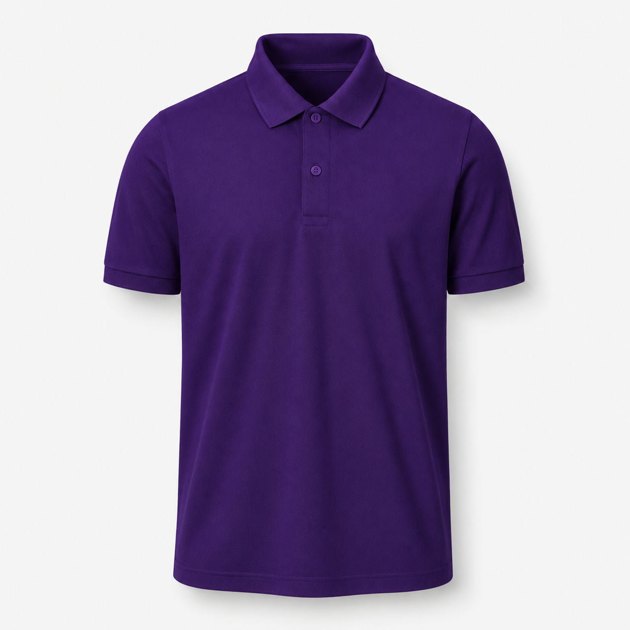 Herren Poloshirt unbedruckt in Radiant Purple