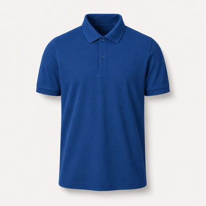 Herren Poloshirt unbedruckt in Royalblau