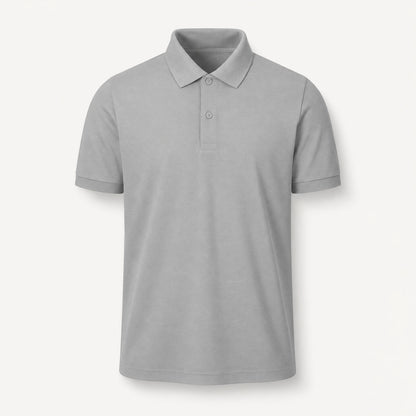 Herren Poloshirt unbedruckt in Sport Grey