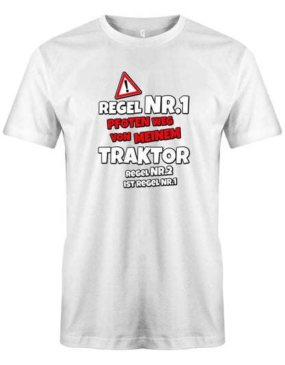 Regel Nr 1 Finger weg von meinem Traktor - Landwirt - Herren T-Shirt