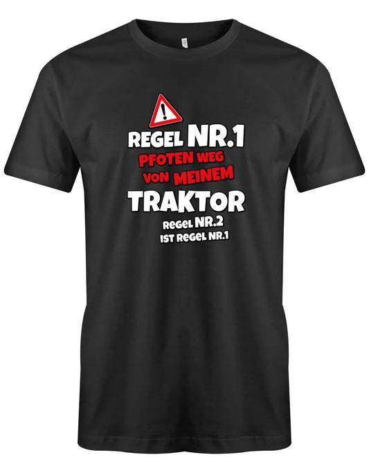 Regel Nr 1 Finger weg von meinem Traktor - Landwirt - Herren T-Shirt