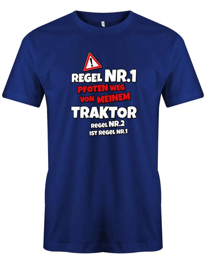 Regel Nr 1 Finger weg von meinem Traktor - Landwirt - Herren T-Shirt