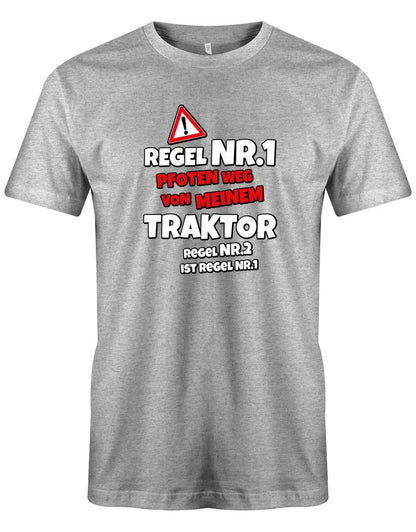 Regel Nr 1 Finger weg von meinem Traktor - Landwirt - Herren T-Shirt