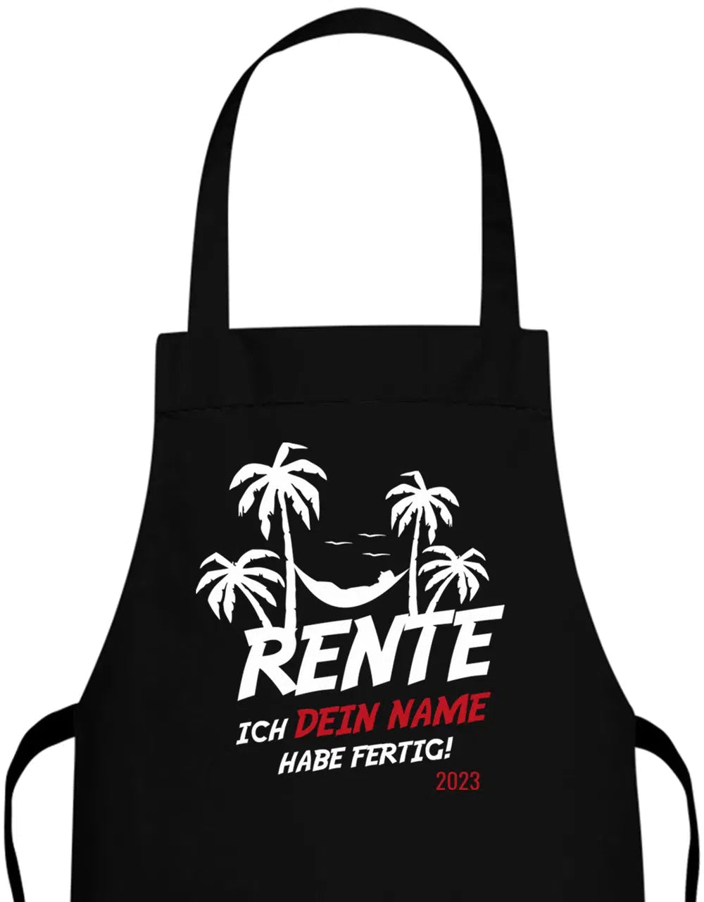 Lustige Rentner-Schürze 'Ich Bin Ein Knackiger Rentner' – Aus 100% Baumwolle, Waschbar – Witziges Geschenk Zur Rente