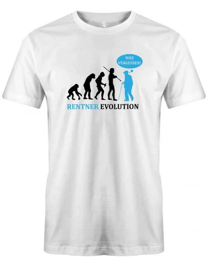 Rentner Evolution - Ruhestand - Rente Männer T-Shirt