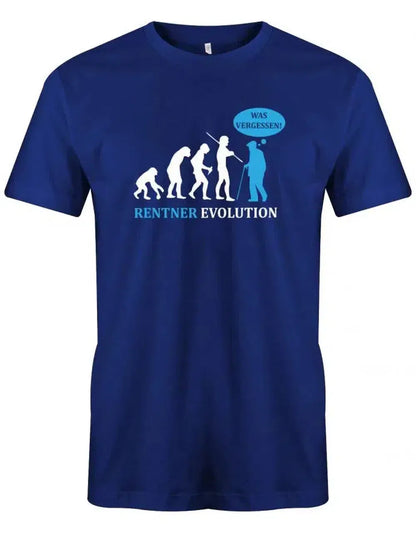 Rentner Evolution - Ruhestand - Rente Männer T-Shirt
