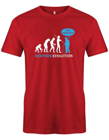 Rentner Evolution - Ruhestand - Rente Männer T-Shirt