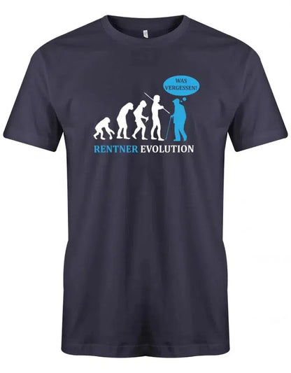 Rentner Evolution - Ruhestand - Rente Männer T-Shirt