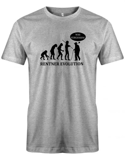 Rentner Evolution - Ruhestand - Rente Männer T-Shirt