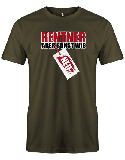 Rentner aber sonst wie Neu Schild - Rente Männer T-Shirt