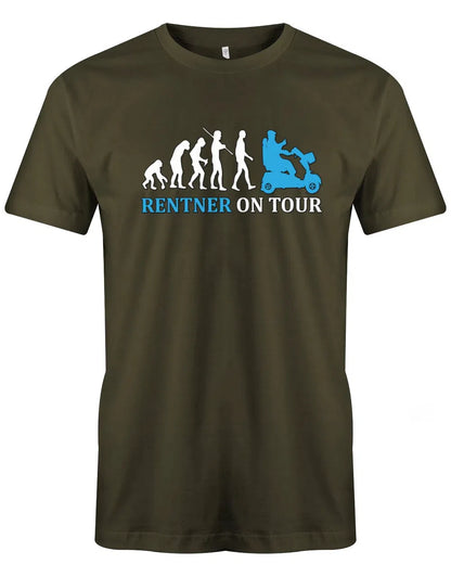 Rentner on Tour - Evolution des Rentner Herren T-Shirt