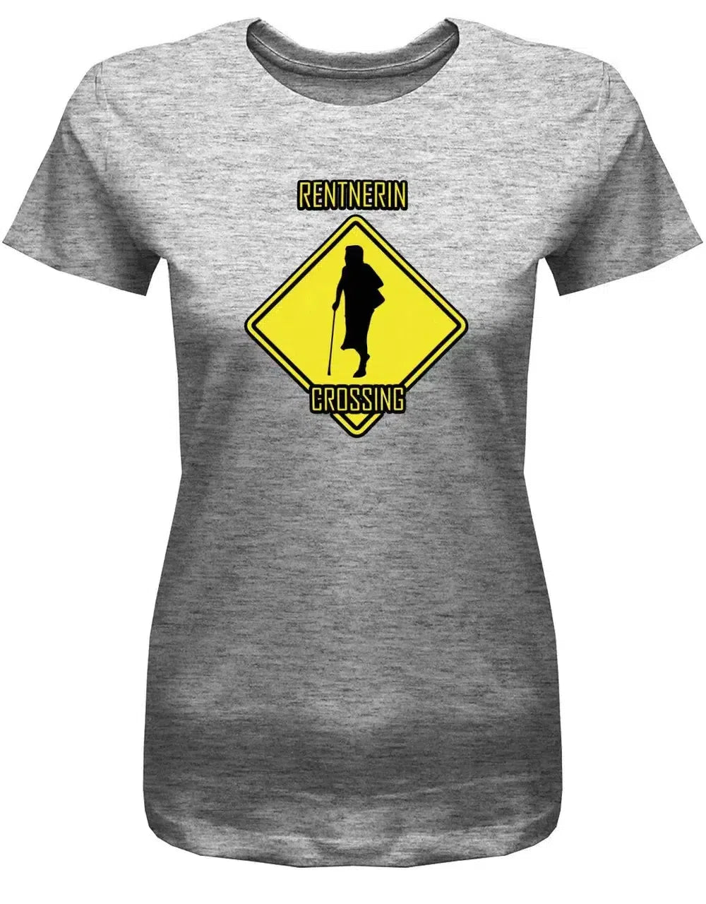 Rentnerin Crossing - Ruhestand - Damen T-Shirt