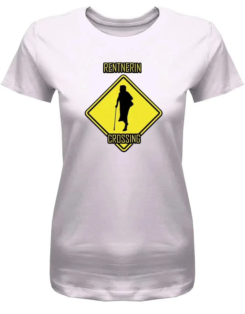 Rentnerin Crossing - Ruhestand - Damen T-Shirt