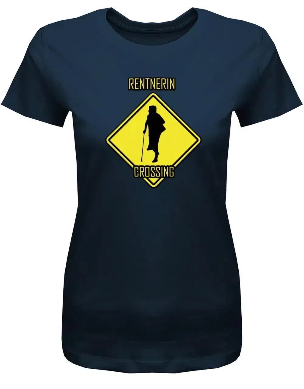 Rentnerin Crossing - Ruhestand - Damen T-Shirt