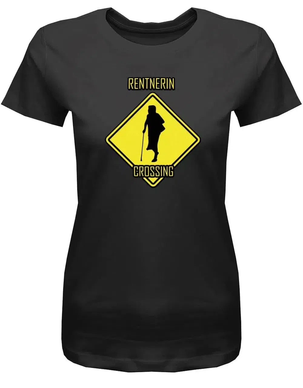 Rentnerin Crossing - Ruhestand - Damen T-Shirt