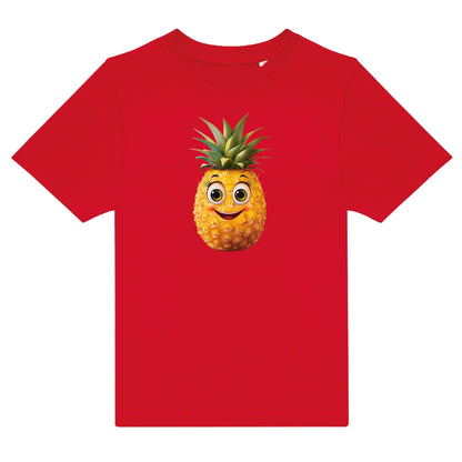 Lustiges Kinder T-Shirt „Ananas Smiley“ – Fruchtiger Spaß für kleine Trendsetter!-tshirt-bedrucken-myShirtStore