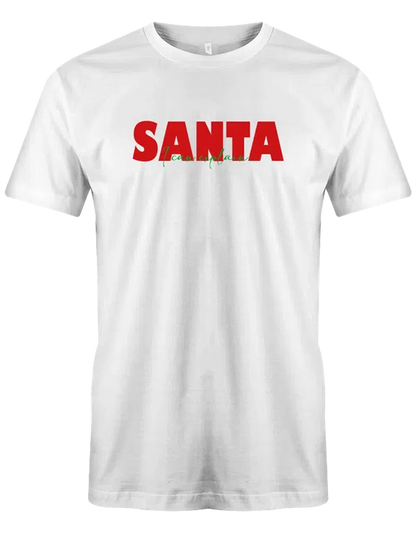 Santa i can explain Ugly Shirt Weihnachten Herren T Shirt