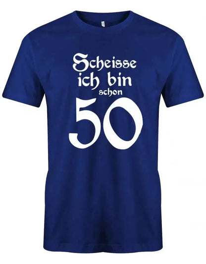 Scheisse ich bin schon 50 - Geburtstag - Herren T-Shirt