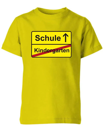 Schule - Kindergarten - Ortsschild - Kita Abgänger 2025 - Kinder T-Shirt