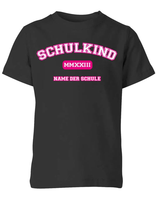 Schulkind 2025 - High-School Design Römischen Jahreszahl Einschulung T-Shirt