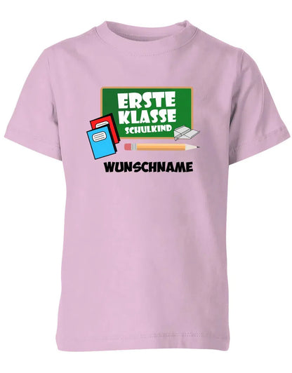 Schulkind 2025 Tafel mit Wunschname - Einschulung - Kinder T-Shirt