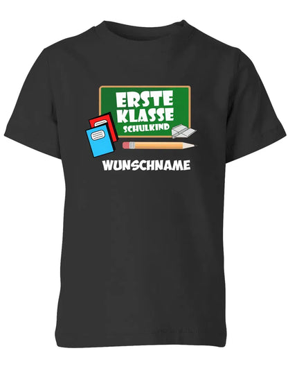 Schulkind 2025 Tafel mit Wunschname - Einschulung - Kinder T-Shirt