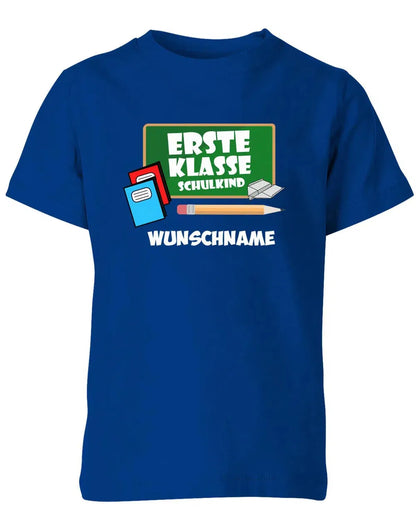 Schulkind 2025 Tafel mit Wunschname - Einschulung - Kinder T-Shirt