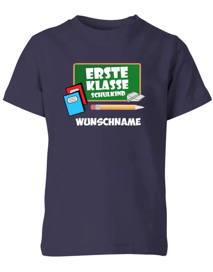 Schulkind 2025 Tafel mit Wunschname - Einschulung - Kinder T-Shirt