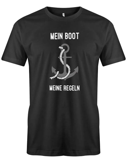 Segler Shirt Herren - Mein Boot meine Regeln mit Anker