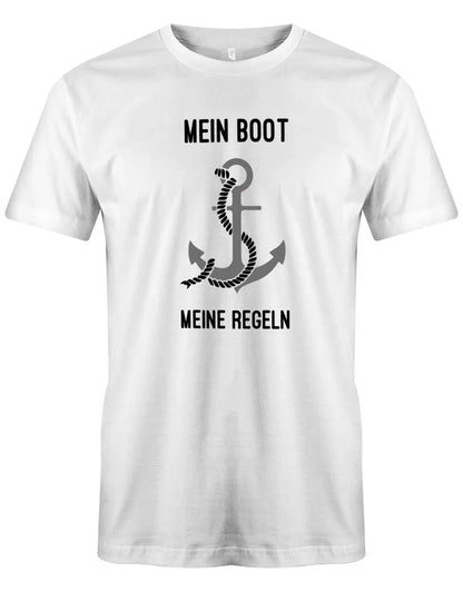 Segler Shirt Herren - Mein Boot meine Regeln mit Anker