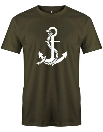 Segler Shirt Herren - Seemanns Anker mit Tau