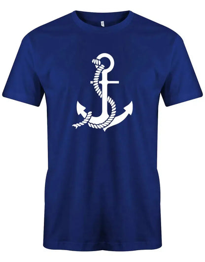 Segler Shirt Herren - Seemanns Anker mit Tau