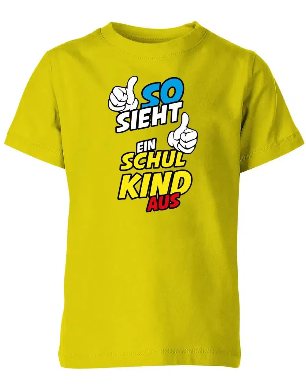 So sieht ein Schulkind aus - Geschenk zur Einschulung - 1. Klasse - Kinder T-Shirt