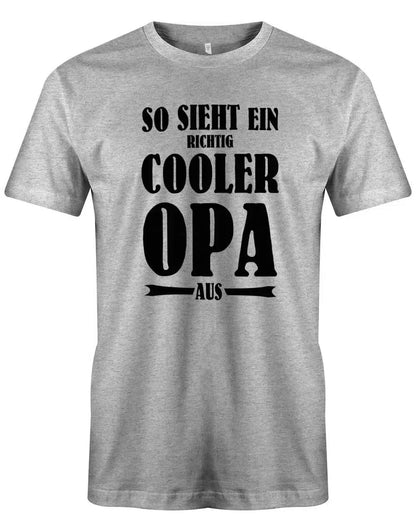 So sieht ein richtig cooler Opa aus - Herren T-Shirt
